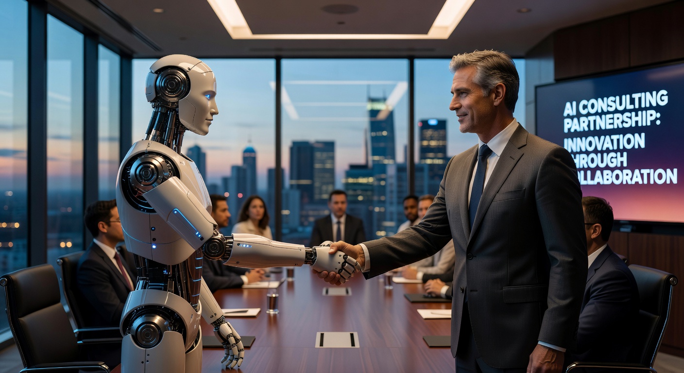 AI strategy consulting session