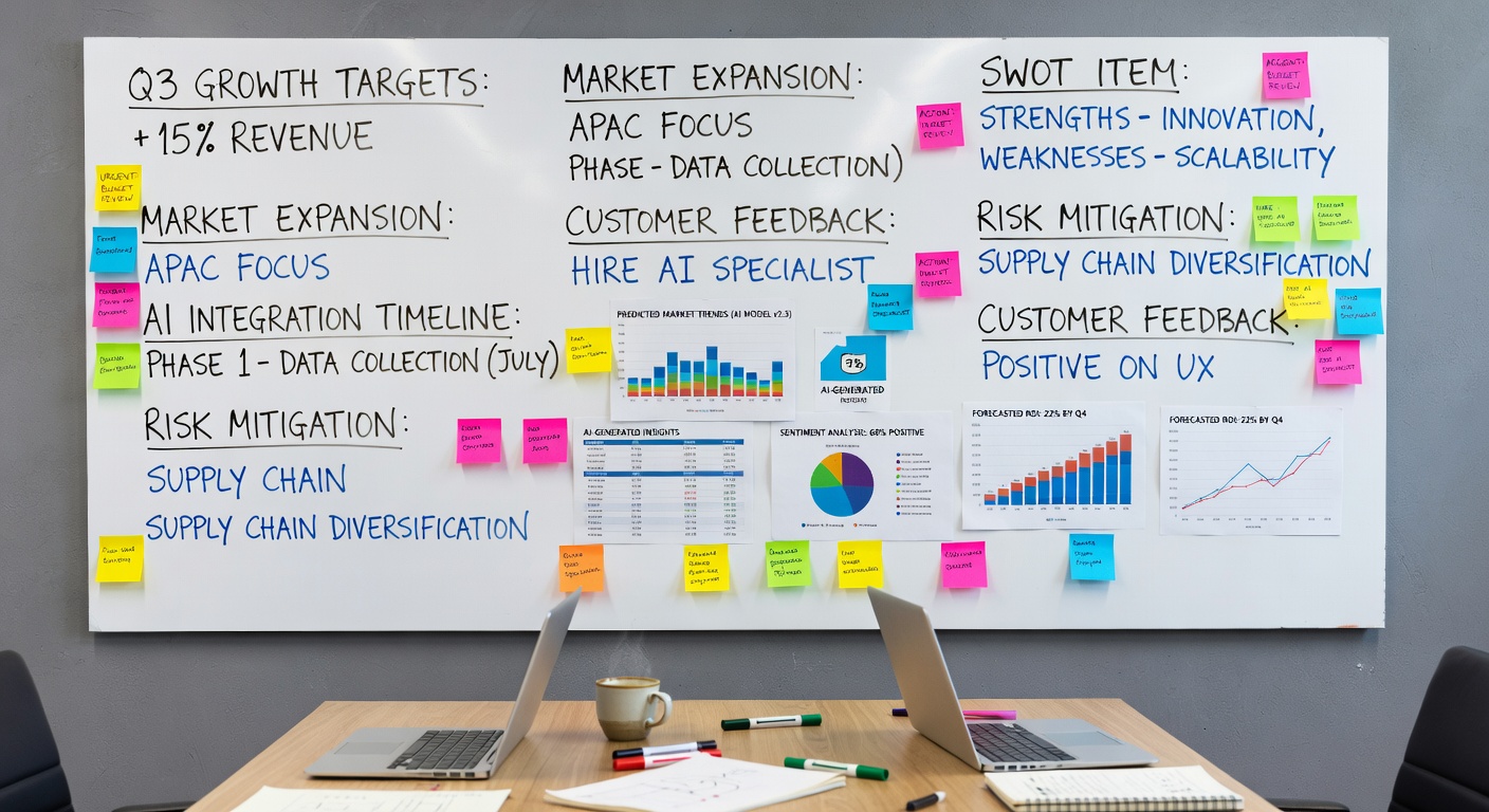 AI strategy planning session